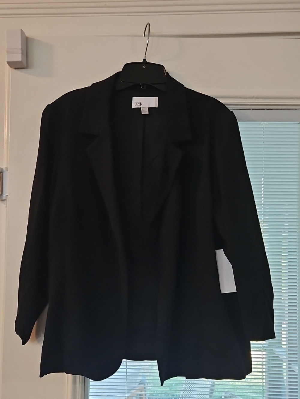 Black Open-Front Blazer by A New Day
